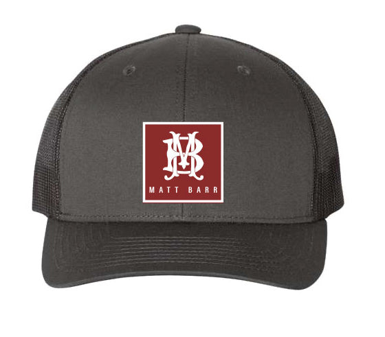 MB Baseball Logo Patch Hat - YP Retro Trucker