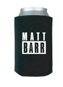 Matt Barr Koozie - PA Logo on Black