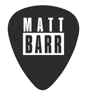 Matt Barr Logo Guitar Pick